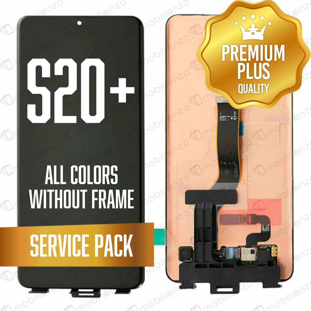 OLED Assembly for Samsung Galaxy S20 Plus / 5G Without Frame - All Colors (Service Pack)
