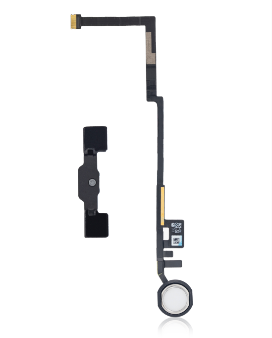 Home Button With Flex Cable For iPad 5 (2017) / iPad 6 (2018 ) (White) (Biometrics May Not Work) (Premium)