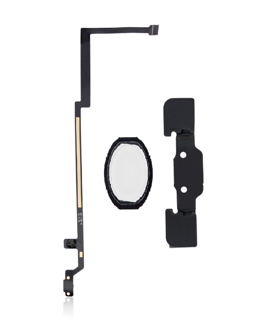 Home Button With Flex Cable  For iPad Air 1 (White) (Premium)