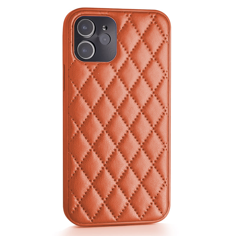 Elegance Soft Camera Protector Case for iPhone 12 - Orange