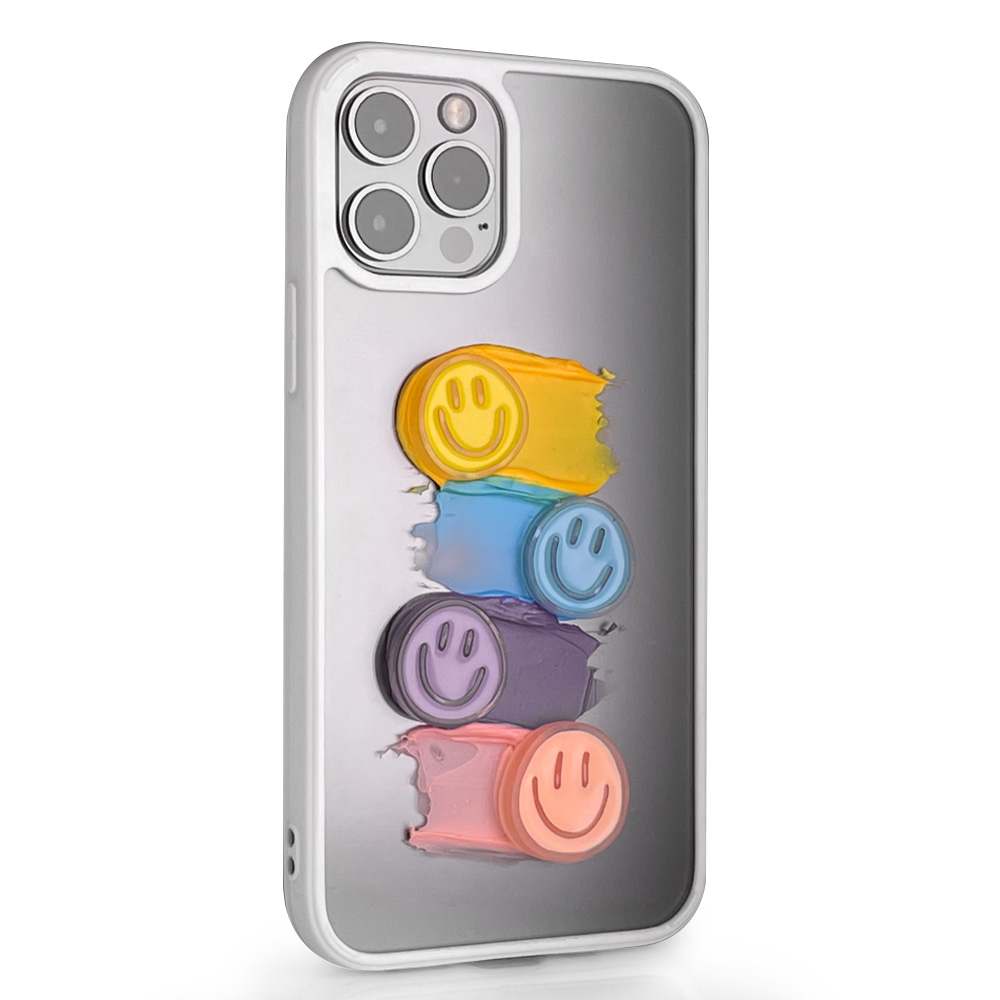 Smiley Colors Case for iPhone 12 - #1