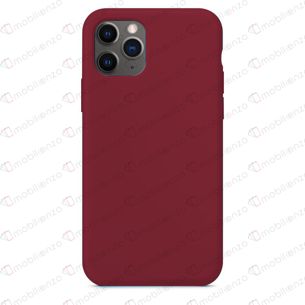 Premium Silicone Case for IPhone 13 Pro - Burgundy