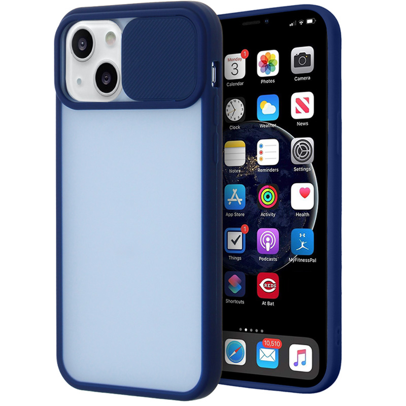 Camera Protector Case for iPhone 13 - Navy Blue
