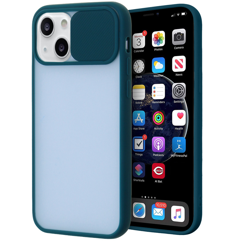 Camera Protector Case for iPhone 13 - Army Green