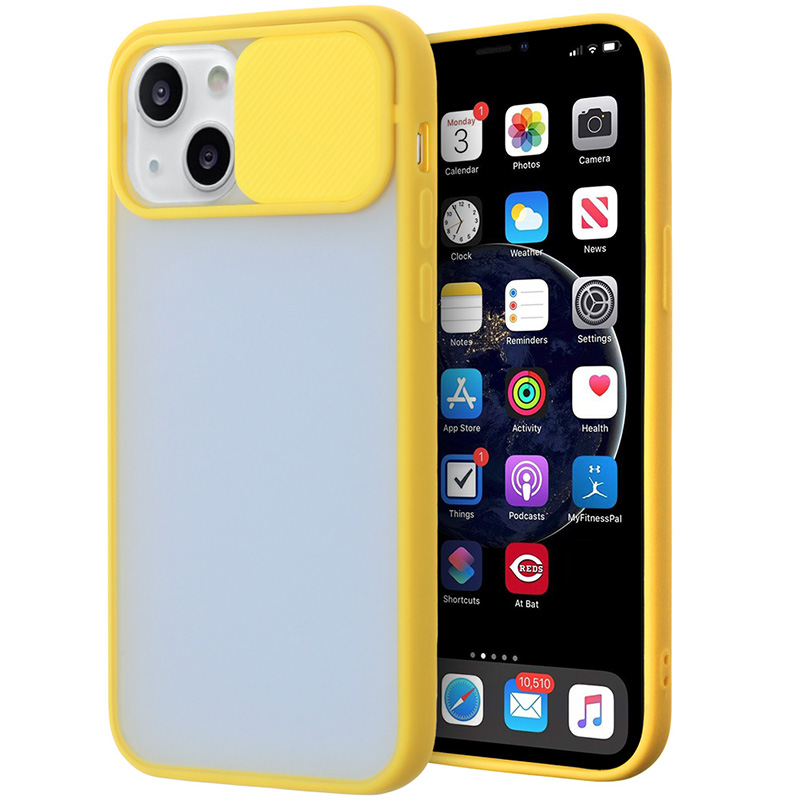 Camera Protector Case for iPhone 13 - Yellow