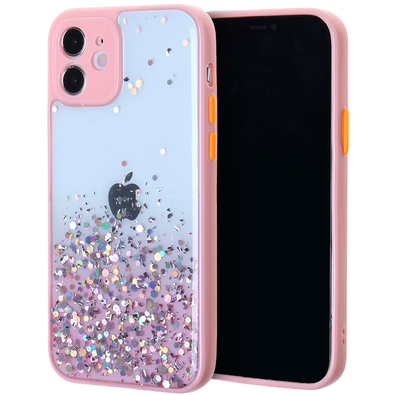 Glitter Case for iPhone 13 - Pink