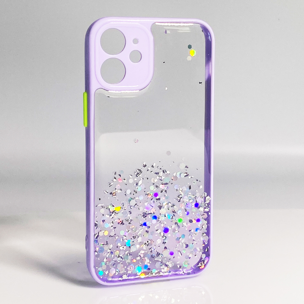 Glitter Case for iPhone 13 - Purple
