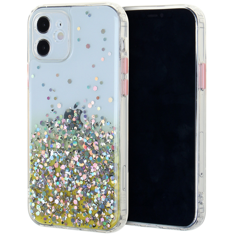 Glitter Case for iPhone 13 - Yellow