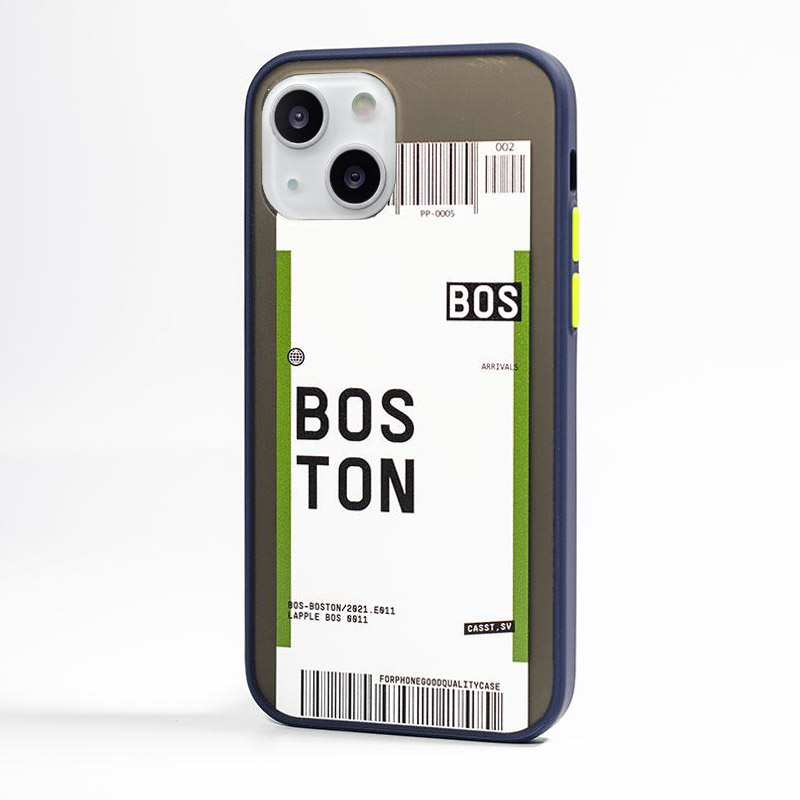 Printed Matte Case for iPhone 13 - Boston
