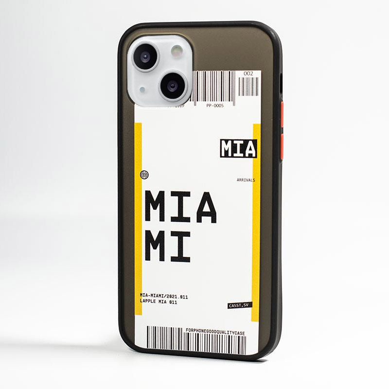 Printed Matte Case for iPhone 13 - Miami