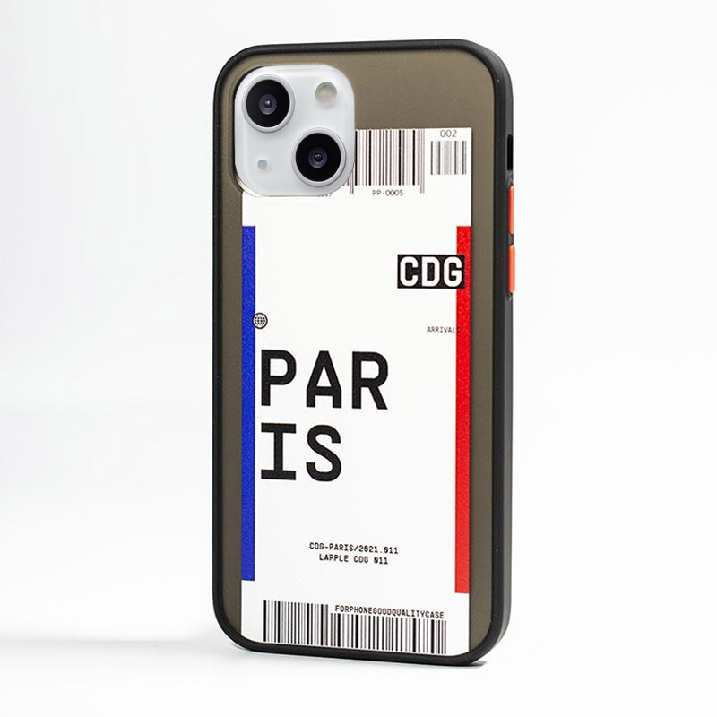 Printed Matte Case for iPhone 13 - Paris