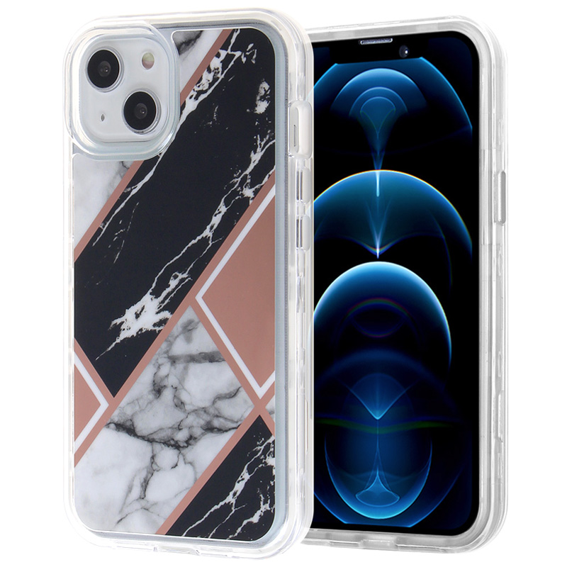 Shock Proof Marble Case for iPhone 13 - M3