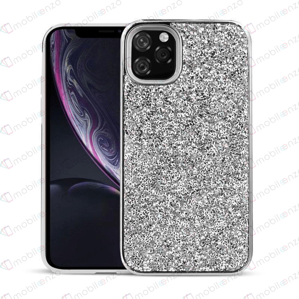 Color Diamond Hard Shell Case for iPhone 13 Pro - Silver