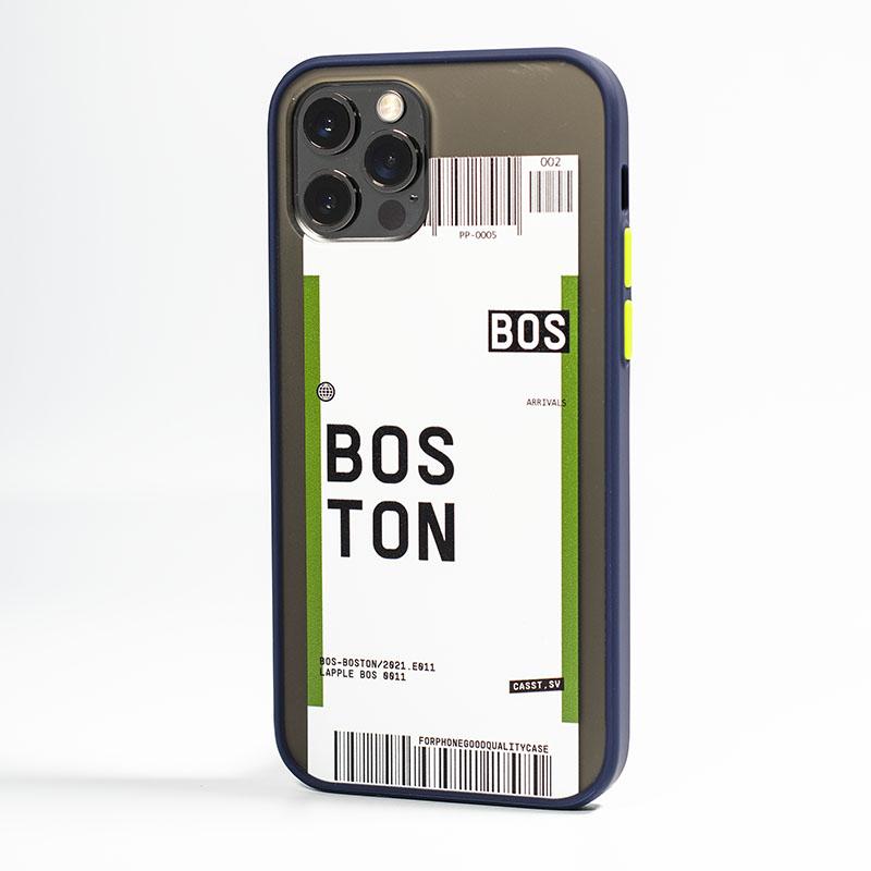 Printed Matte Case for iPhone 13 Pro - Boston