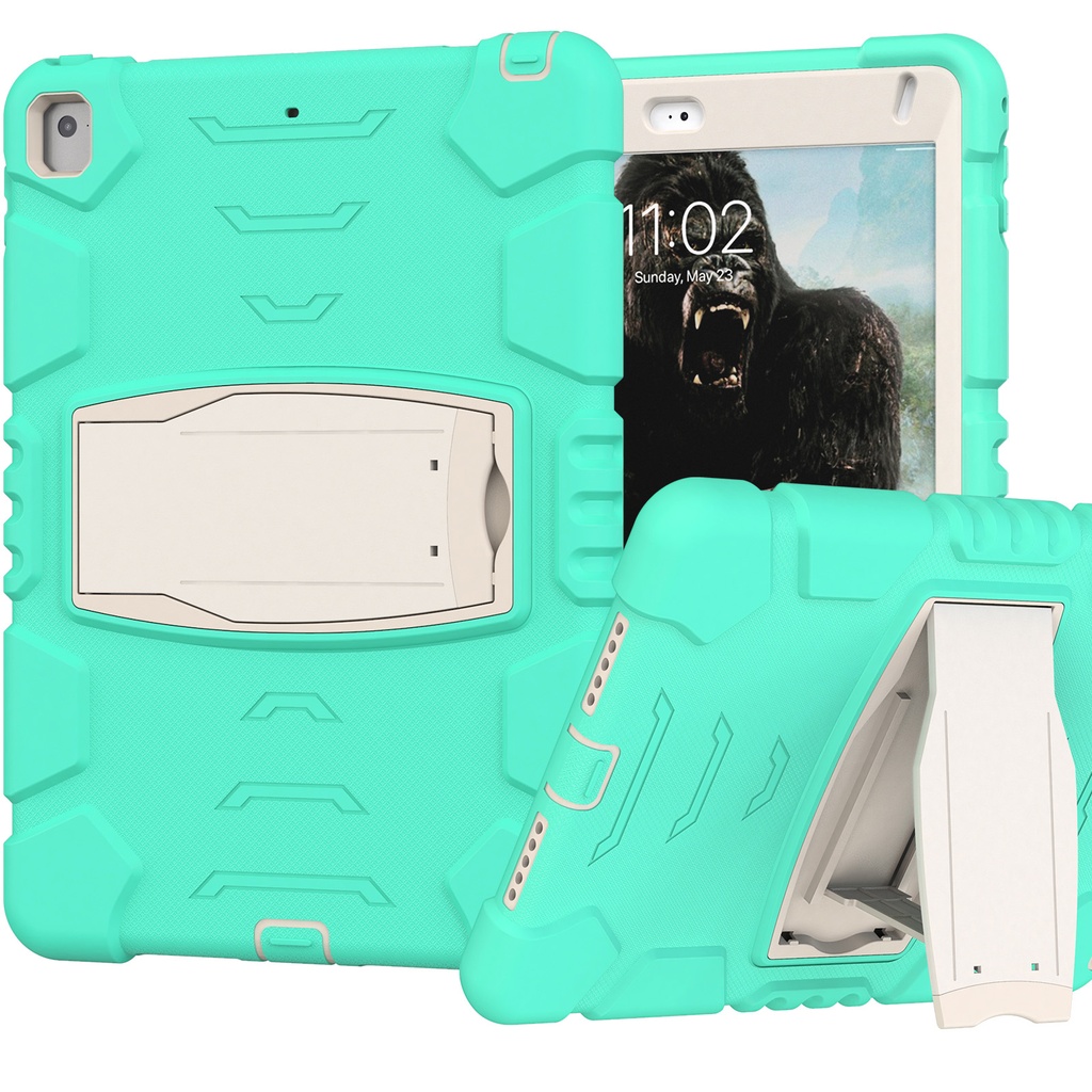 Heavy Duty Rugged Case for iPad 10.2 / 10.5  - Bright Turquoise