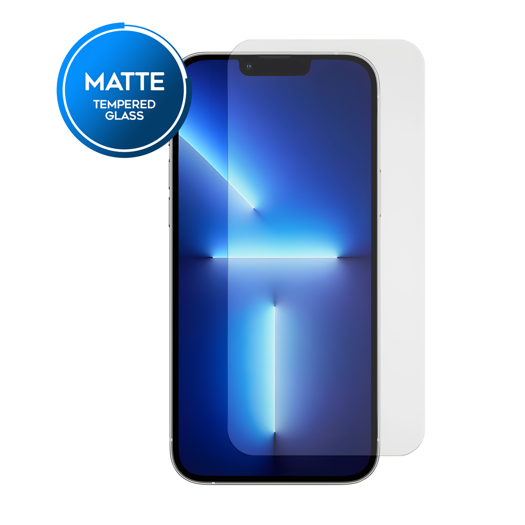 Matte Tempered Glass for iPhone 17e / 16e / 14 / 13 / 13 Pro (6.1") (1 Pc)