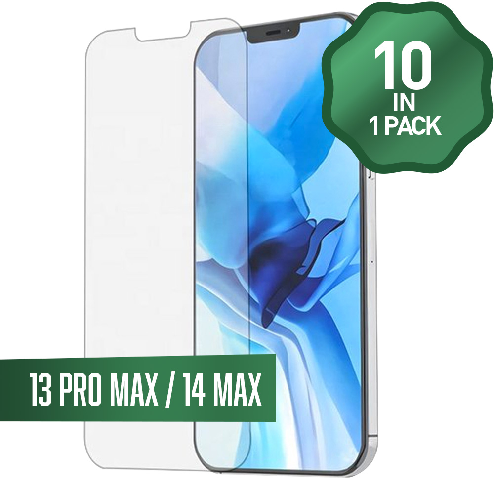Clear Tempered Glass for iPhone 14 Plus / 13 Pro Max (6.7")(10 Pcs)