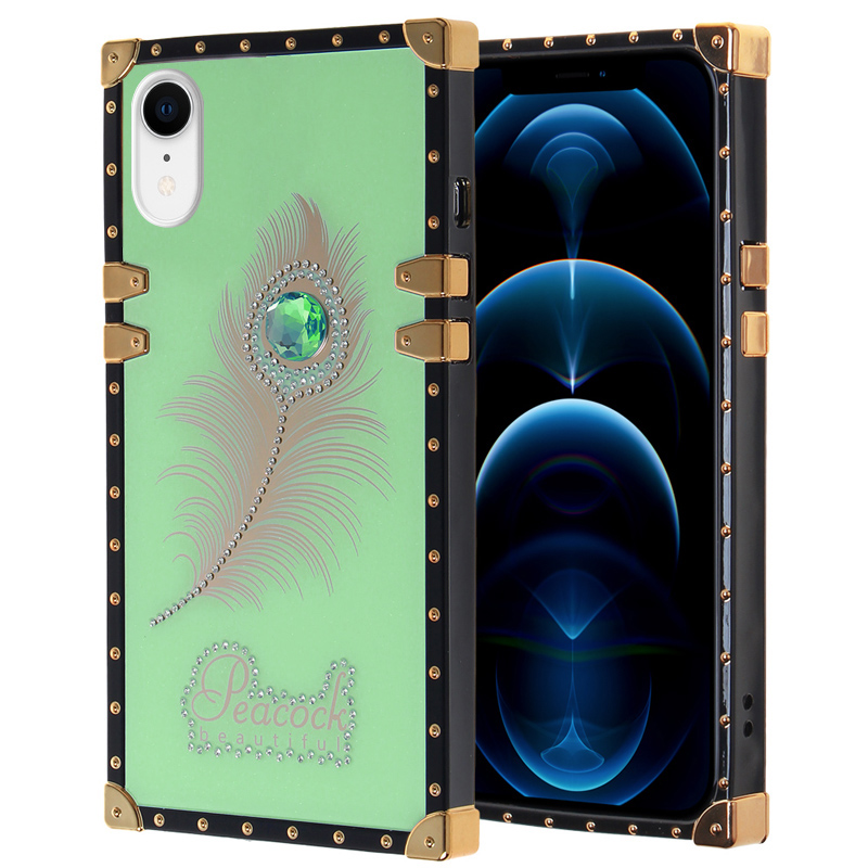 Luxury Beautiful Trunk Case for Iphone XR - Light Green