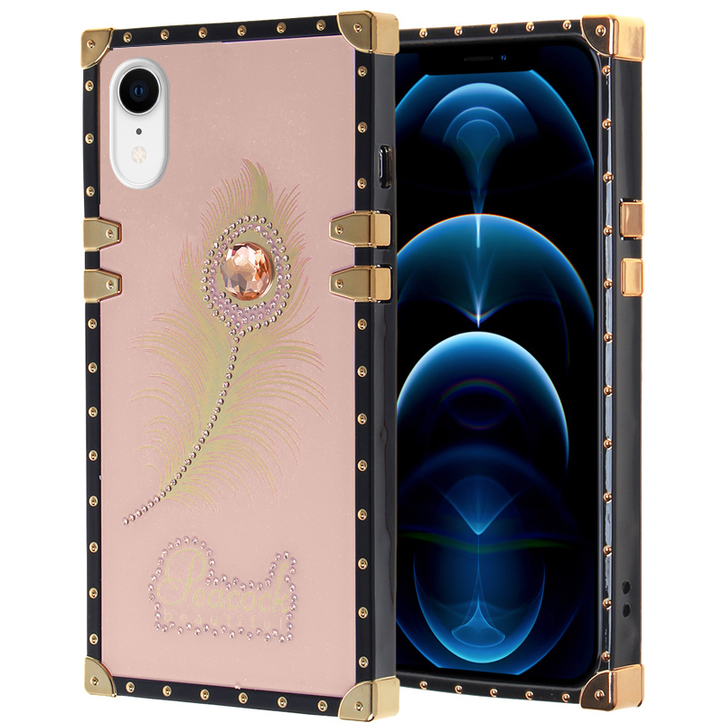Luxury Beautiful Trunk Case for Iphone XR - Rose Gold