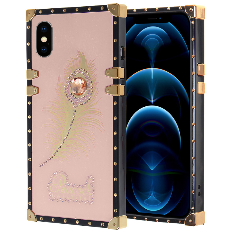 Luxury Beautiful Trunk Case for Iphone Xs Max - Rose Gold