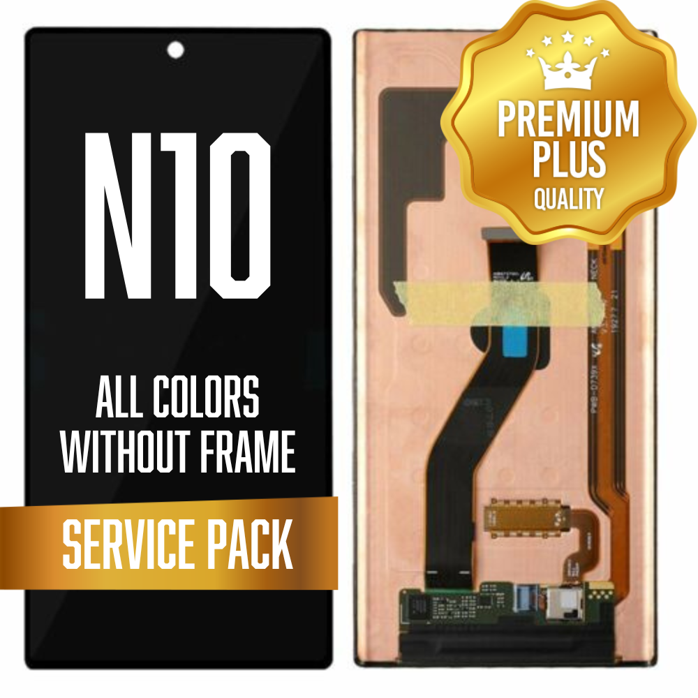 OLED Assembly for Samsung Galaxy Note 10 (N970) Without Frame - All Colors (Service Pack)