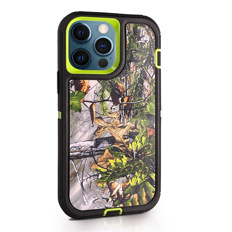 DualPro Protector Case for Iphone 13 Pro -Camouflage Green