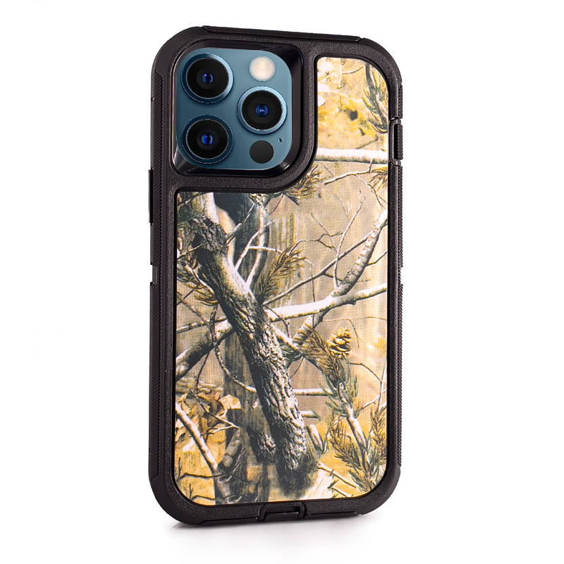DualPro Protector Case for Iphone 13 Pro Max -Camouflage Black