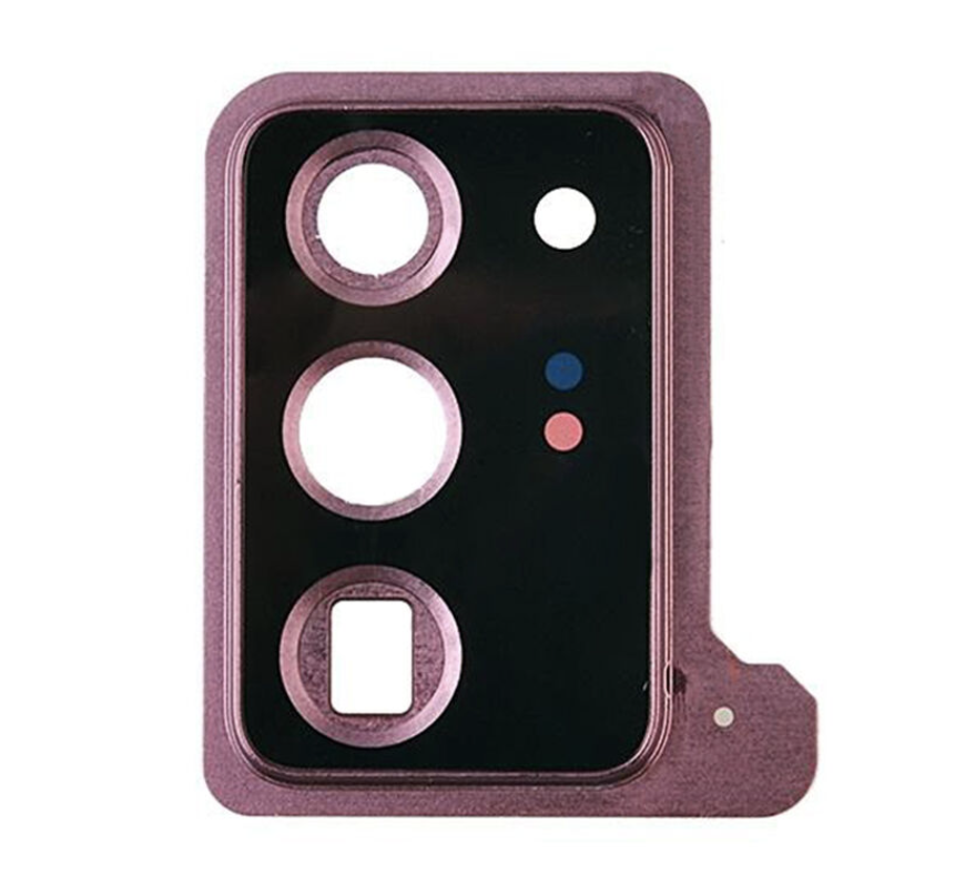 Back Camera Lens For With Cover Bezel Ring Compatible  for Note 20 Ultra - Bronze