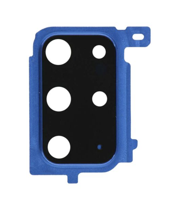 Back Camera Lens With Cover Bezel Ring For Samsung Galaxy S20 Plus (Blue) (Premium)