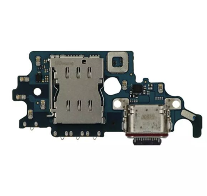 Charging Port Board With Sim Card Reader For Samsung Galaxy S21 (G991U) (US Version) (Premium)
