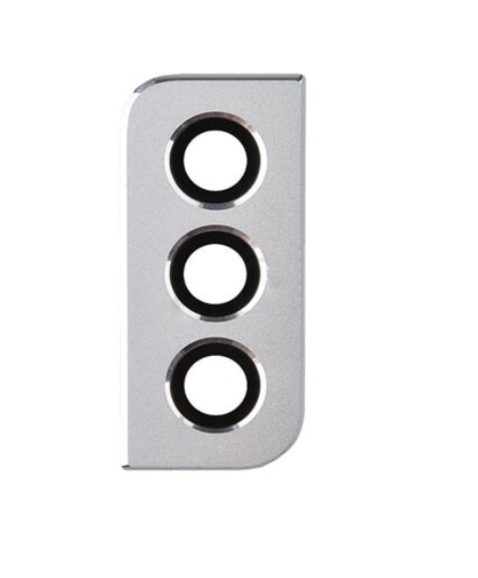 Back Camera Lens For With Cover Bezel Ring For S21 Plus - White