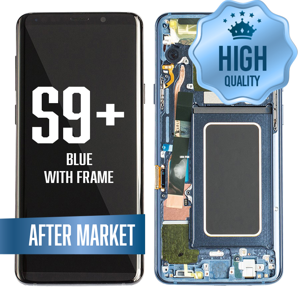 LCD for Samsung Galaxy S9P With Frame - Blue (High Quality)