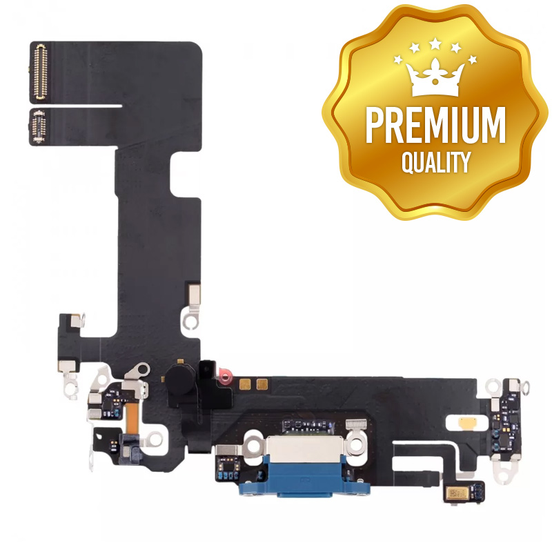 Charging Port Flex Cable for iPhone 13 - Blue (Premium)
