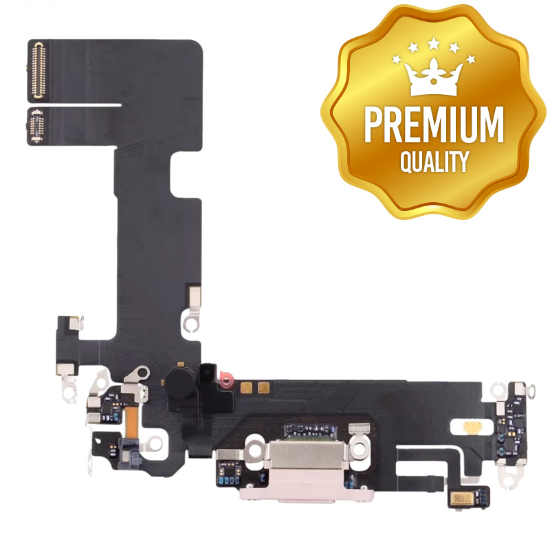 Charging Port Flex Cable for iPhone 13 - Pink (Premium)