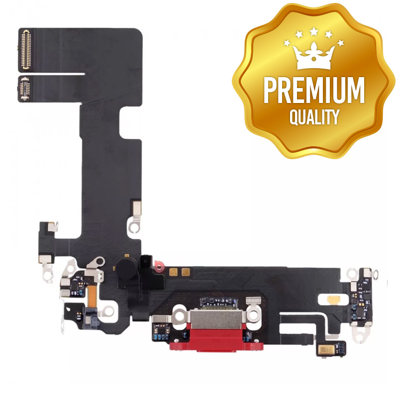 Charging Port Flex Cable for iPhone 13 - Red (Premium)