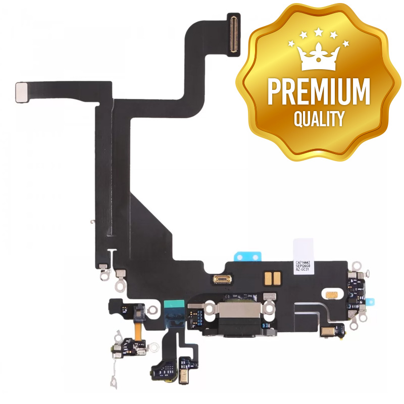 Charging Port Flex Cable For iPhone 13 Pro - (Premium) (Graphite)