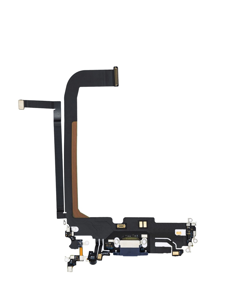 Charging Port Flex Cable For iPhone 13 Pro Max (Premium) (Sierra Blue)