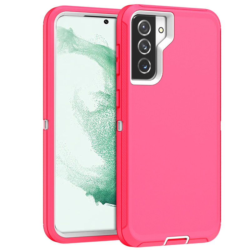 DualPro Protector Case for Galaxy S22 Plus - Pink & White