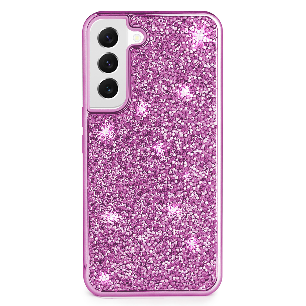 Color Diamond Case for Galaxy S22 - Purple