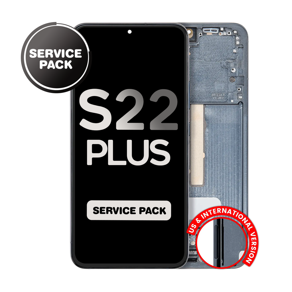 OLED Assembly for Samsung Galaxy S22 Plus (S906) with Frame - Green (Service Pack)