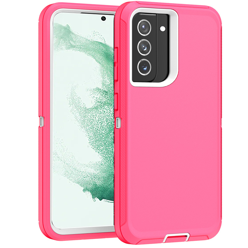 DualPro Protector Case for Galaxy S21 FE - Pink & White