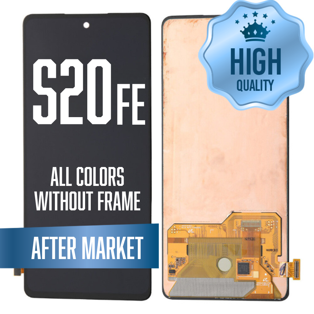 OLED Assembly for Samsung Galaxy S20 FE 4G/ 5G Without Frame - All Colors (High Quality)