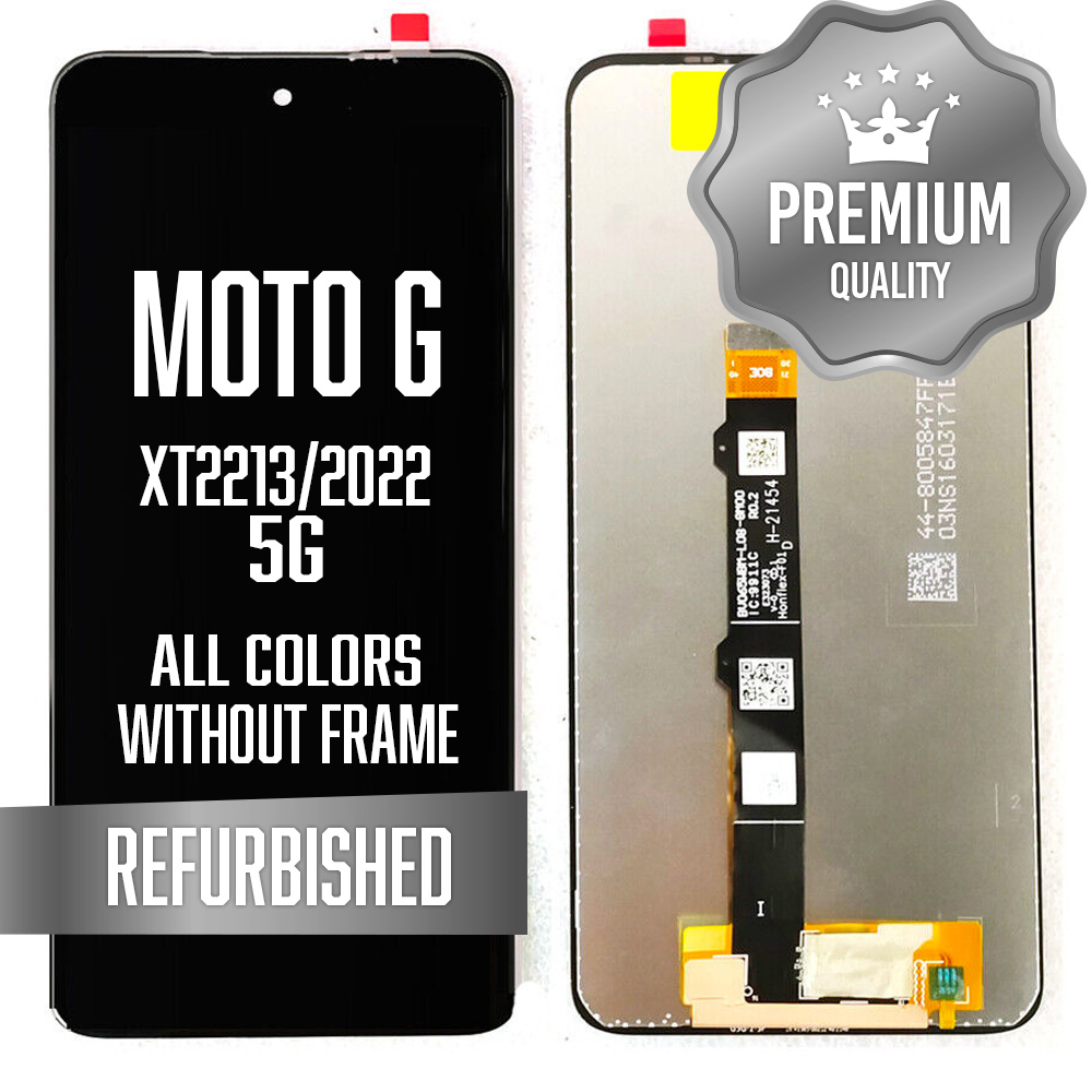 LCD w/out frame for Motorola G 5G (XT2213/2022) - All Colors (Premium/ Refurbished) 