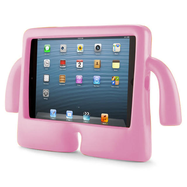 Handle Case for iPad Air 1/Air 2/ 9.7/iPad 5 /iPad 6 - Pink
