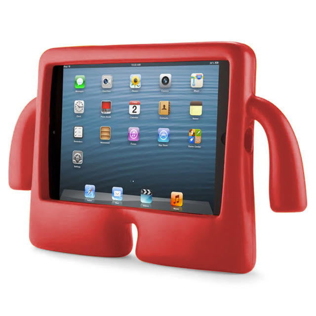 Handle Case for iPad Air 1/Air 2/ 9.7/iPad 5 /iPad 6 - Red