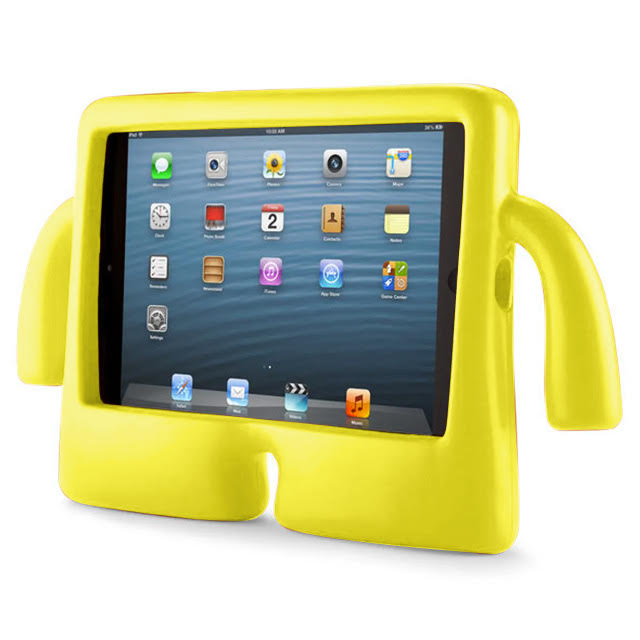 Handle Case for iPad Air 1/Air 2/ 9.7/iPad 5 /iPad 6 - Yellow