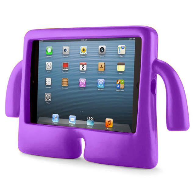 Handle Case for iPad Air 1/Air 2/ 9.7/iPad 5 /iPad 6 - Purple