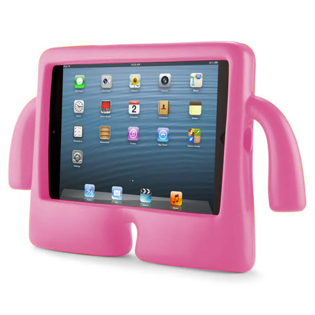 Handle Case for iPad 7 (10.2") - Hot Pink