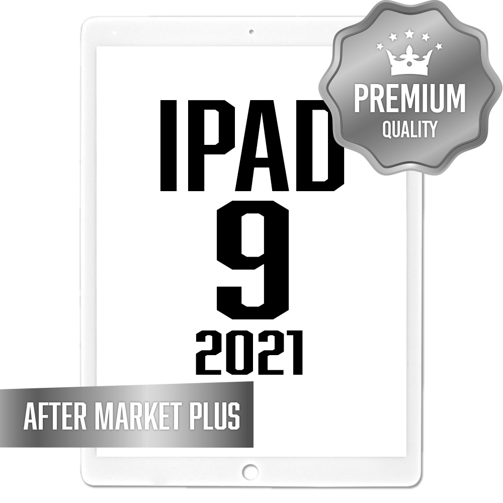 Digitizer for iPad 9 /2021 - (Without Home Button)(Premium Quality) WHITE - After Market Plus