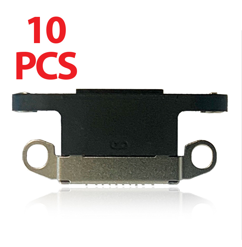Charging Port Only For iPhone 11 (10 Pack) (Black) (Premium)